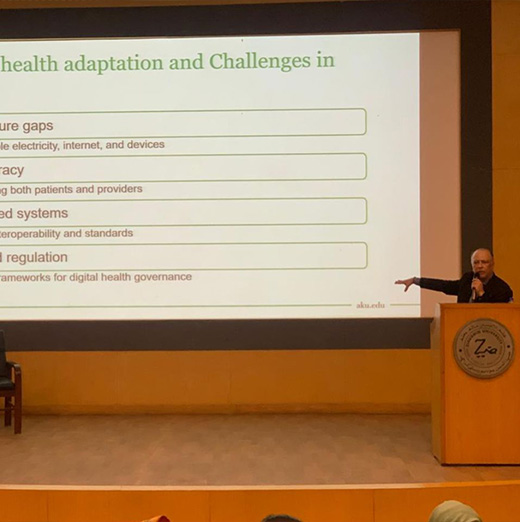 Guest Lecture on Digital Health at Ziauddin University, Pakistan 